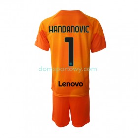 Koszulka Inter Mediolan Samir Handanovic 1 Bramkarska Dziecięcy Czwarty Koszulki Piłkarskie 2022-2023 Krótki Rękaw